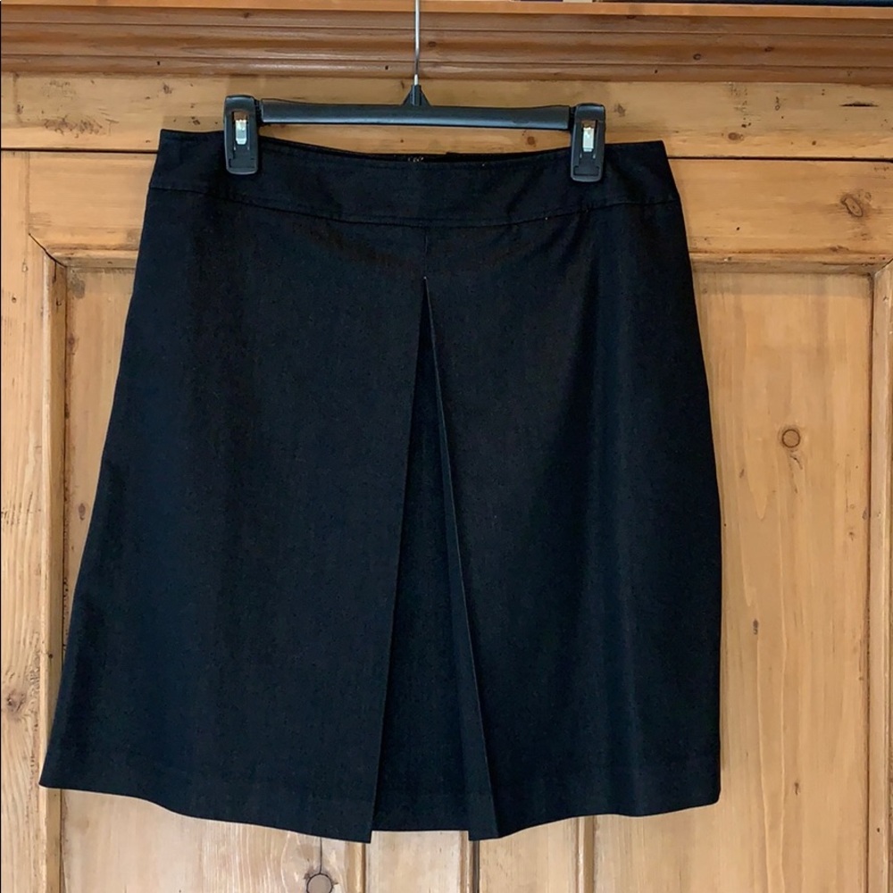 Black Denim Skirt